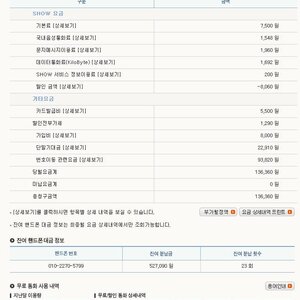 나 요금제인데 이거봐줘 ..