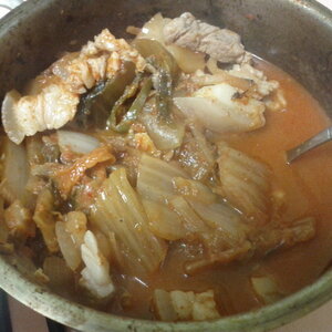 아 김치찌개 진짜 졸라 맛있게 잘먹었다