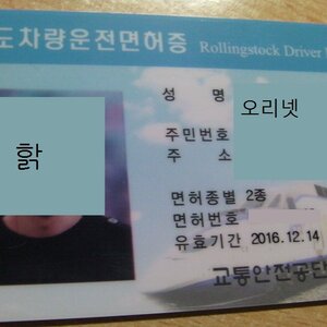 나 면허땄다.