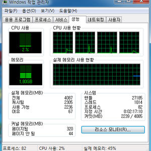 램이 고용량이라면