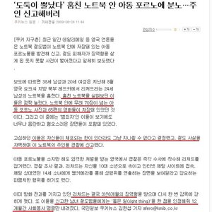 노트북 도난당한 피해자가 감옥간 사연