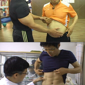 너님들도 이 양반처럼 식스팩을 가질수 있습니다