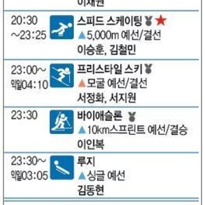 올림픽이다 신난ㄴ다