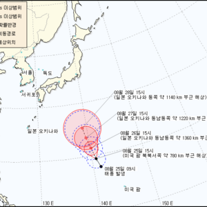 다음주쯤에 방사능비 내릴듯