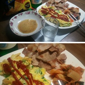 빨리 먹고 자야지