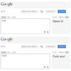 구글번역기의 세심함.