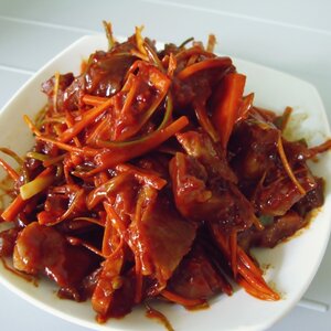 어제 족발을 먹었는데