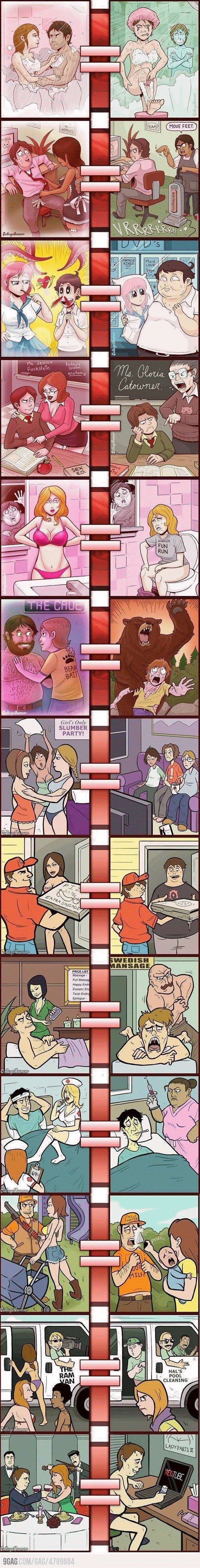 상상 vs 현실