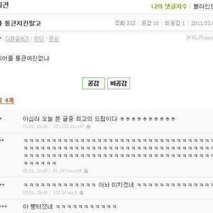 통큰피자 통큰치킨 그런거 말고